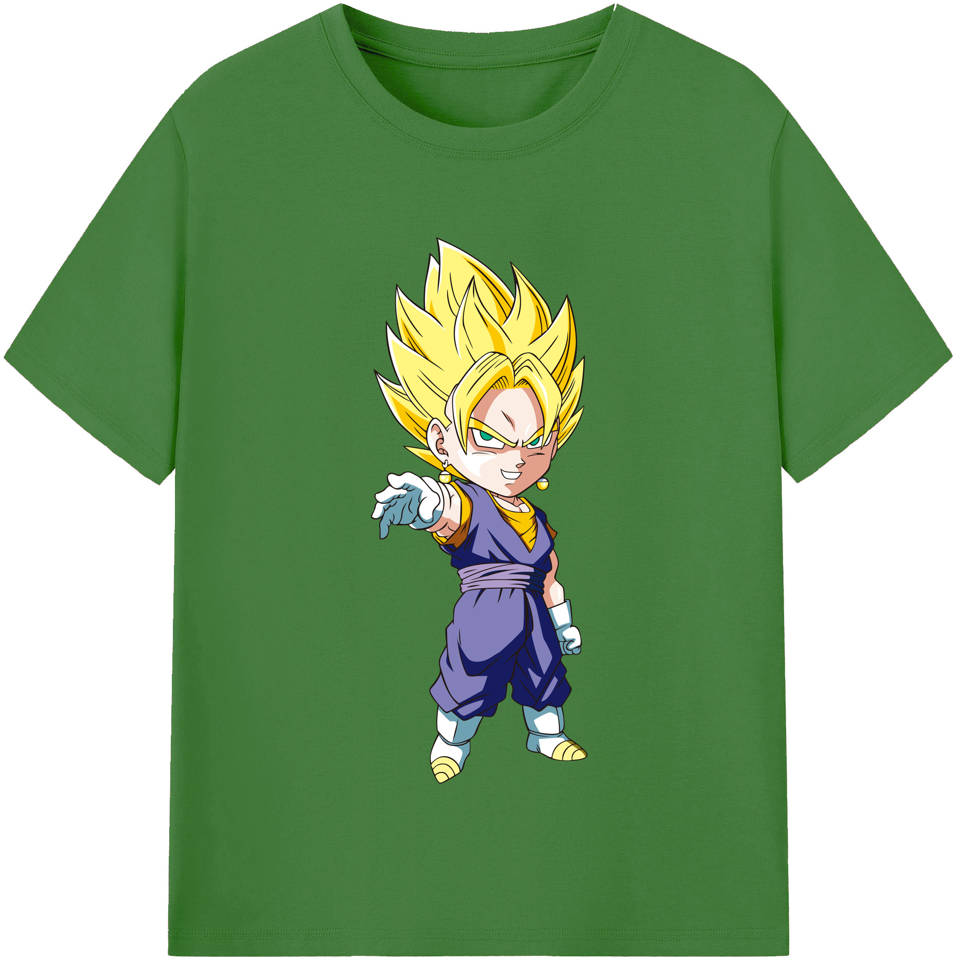 （画像用） ドラゴンボール ベジット DRAGON BALL Vegetto レディースカジュアルプリントTシャツ（綿100％）